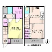 カーサ藤崎の間取り画像