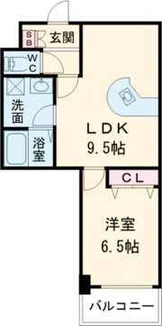 コーラルハイツ平野の間取り画像