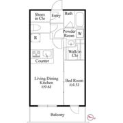 ラ・ミアカーサ東中野の間取り画像