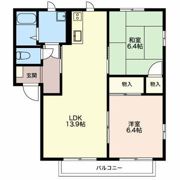 フレグランス さかい Aの間取り画像