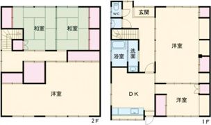 酒屋町貸家の間取り画像