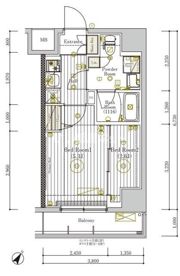 ミライズ新小岩マーロの間取り画像