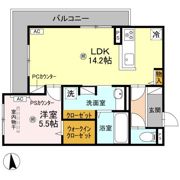 パサログランデ賑町の間取り画像