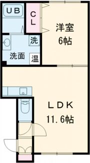 クローバーライフ昭和の間取り画像