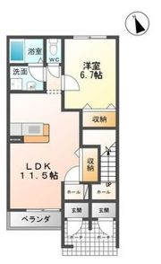 クレールヴィラの間取り画像