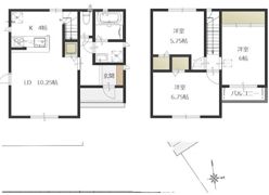 ヴィラリリーフ Bの間取り画像