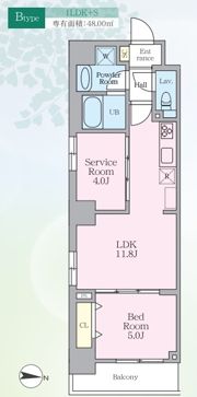 ロレーヌ東陽の間取り画像