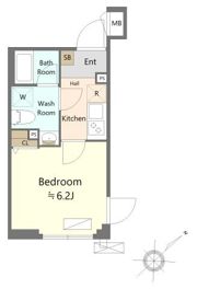 SHOKEN Residence横浜生麦Ⅲの間取り画像