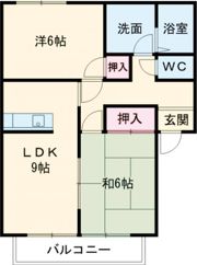 ツィンヴィラ南瀬高Aの間取り画像