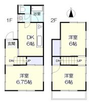 湘南平塚山下戸建の間取り画像