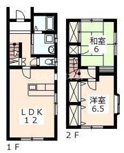 テラスカルム Aの間取り画像