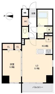 リテラス森下の間取り画像