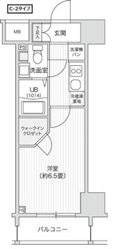 レジディア笹塚Ⅱの間取り画像