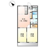 FeeL－Bの間取り画像