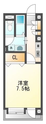 フリュウゲル21の間取り画像