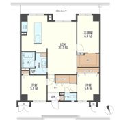 アパガーデンパレスなかしんの間取り画像