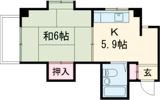 ツーエムビル勝山の間取り画像