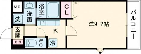 メルベーユの間取り画像