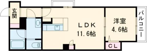 シャーメゾンENGLISCHの間取り画像