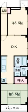 ハイムクレッシェンドの間取り画像