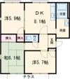 サンプライム阪南?Aの間取り画像