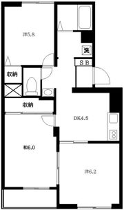 クリスタル岩槻の間取り画像