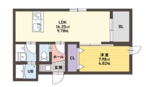 VIRIO合川の間取り画像