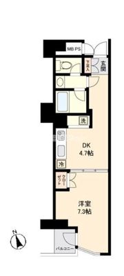 リバーサイド川越の間取り画像
