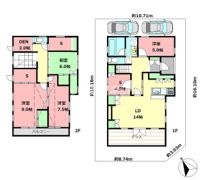 七里ガ浜東戸建の間取り画像