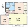 ボルトシティ熊取 3の間取り画像