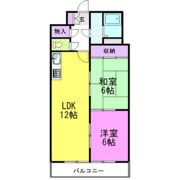館野コーポの間取り画像