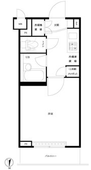 ルーブル大鳥居の間取り画像