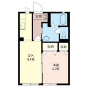 ウイル・ヴィレッジAの間取り画像