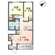 パーク モルデノの間取り画像