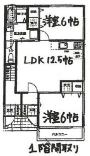 アメッセ鴨島の間取り画像