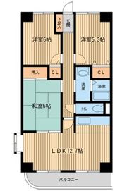 エスポワール ルーチェの間取り画像