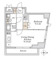 アパートメンツ綱島の間取り画像
