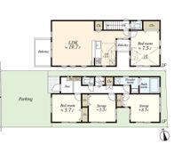 宮前3丁目貸家の間取り画像