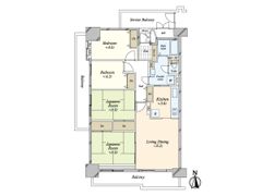 メトロハイツ東陽の間取り画像