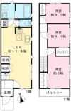 グランソフィア早稲田Ⅲの間取り画像