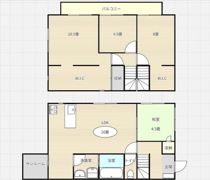 大竹UJ戸建の間取り画像