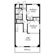 フレンドハイツ城ヶ根の間取り画像