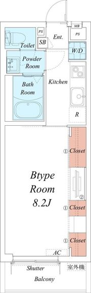 リブリ・Mtの間取り画像