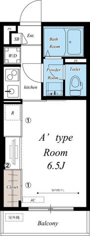 リブリ・エクセル長洲の間取り画像