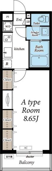 リブリ・ひなた荘の間取り画像