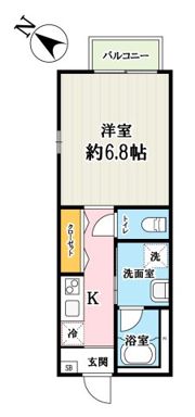 イースターリリー川口の間取り画像