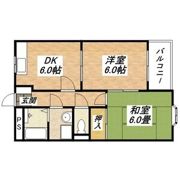 ドミールナカオカの間取り画像