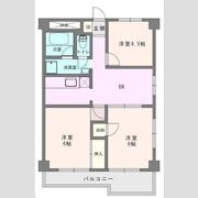 ロイヤルハイツ吉岡Bの間取り画像