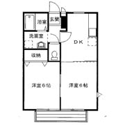 グレイスせせらぎの間取り画像