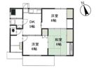 兼基平屋貸家の間取り画像